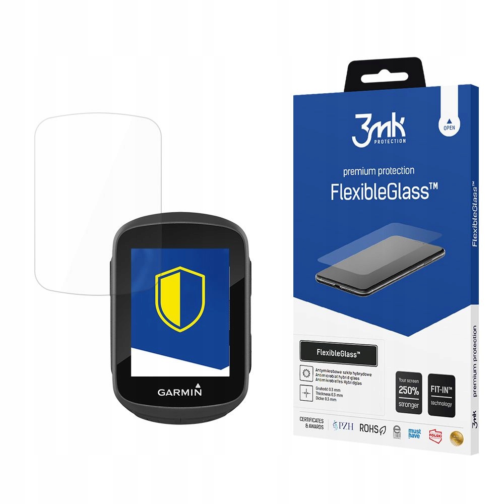 Szkło hybrydowe na ekran do Garmin Edge 130 3mk FlexibleGlass