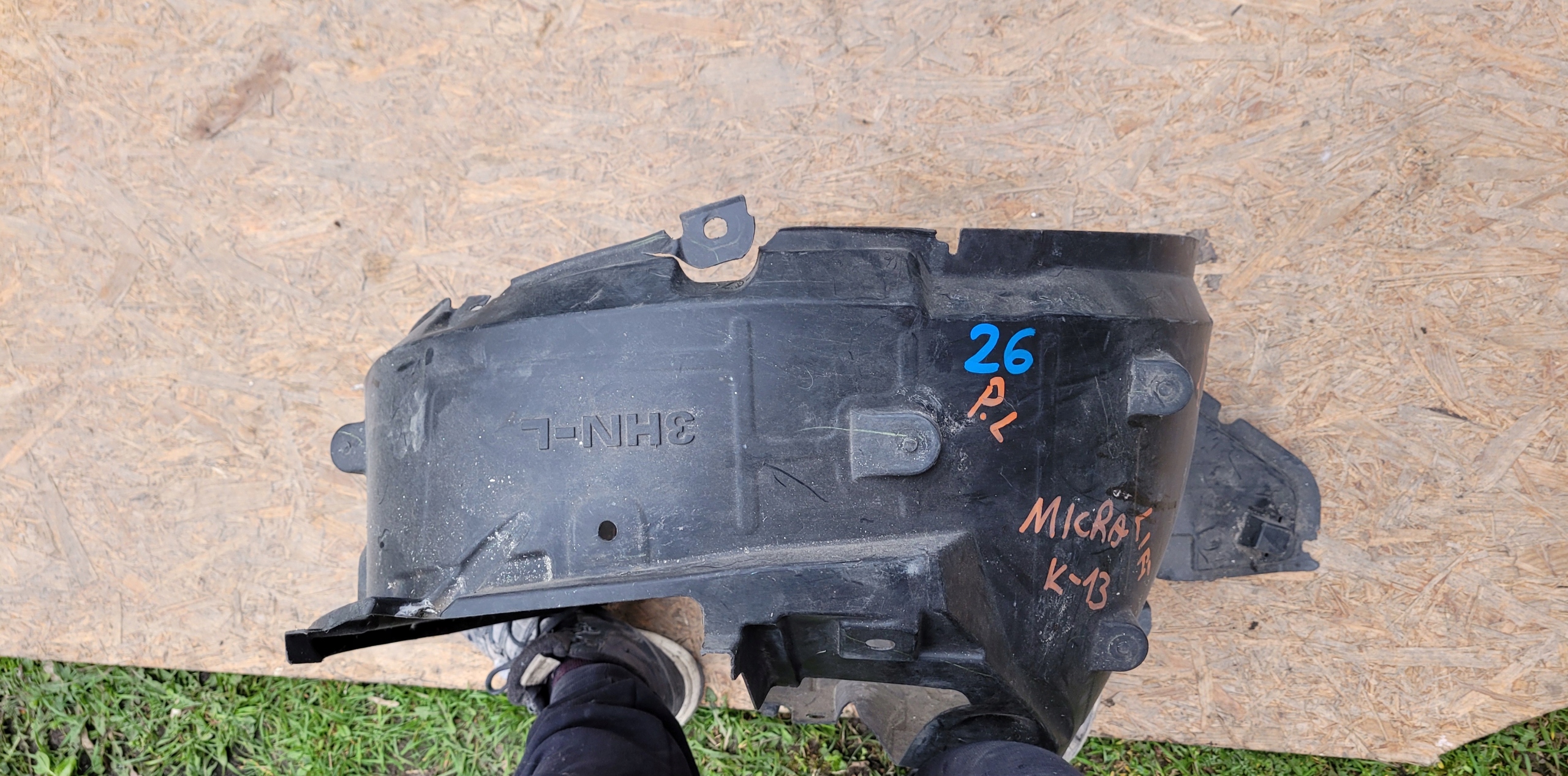 mudguard front front left NISSAN MICRA K13