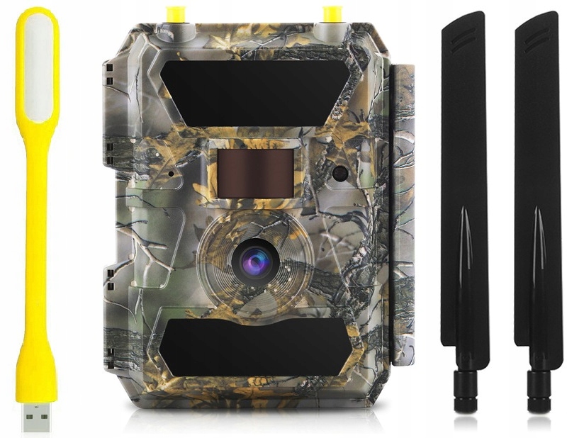 Fotopułapka Myśliwska 4.0CG Pro Lte 4G Menu Pl Kamera Leśna Pas Montażowy