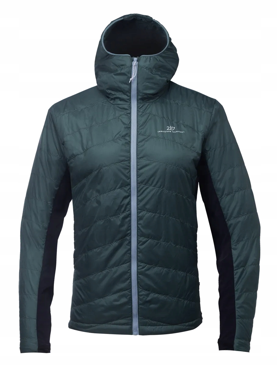2117 of Sweden Kruppa damska hybrydowa kurtka z kapturem Forest Green XL