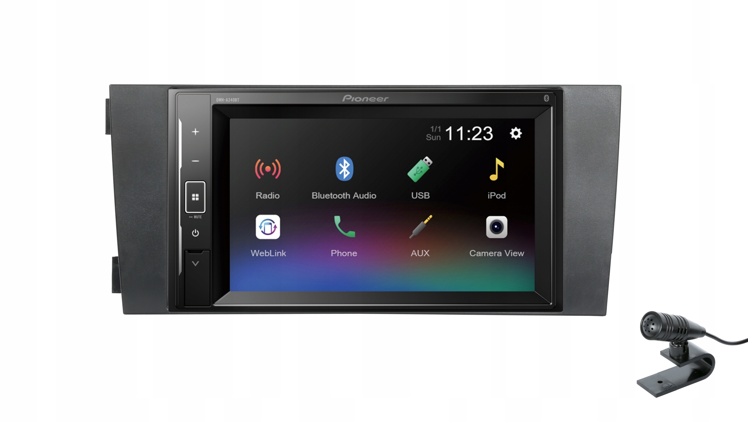 PIONEER RADIO 2DIN BT USB RAMKA 2DIN AUDI A6 C5