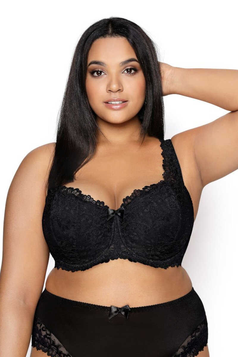 Biustonosz Carmela 053/22 czarny big 75I Rozmiar 75I