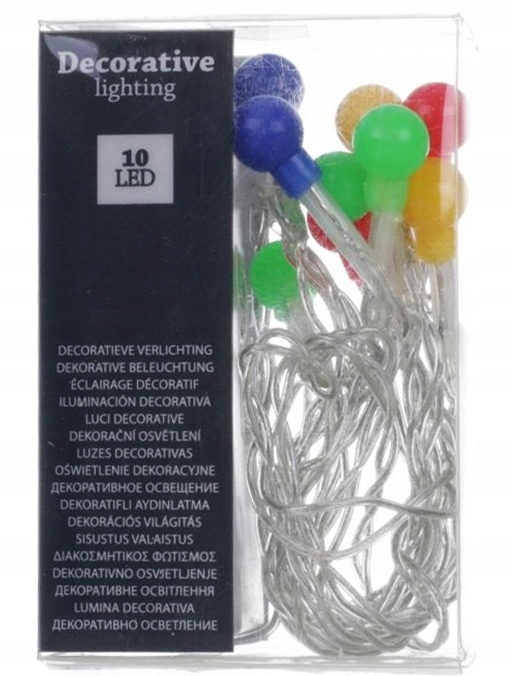 

Malutkie kuleczki na baterie Lampki 10LED kulki
