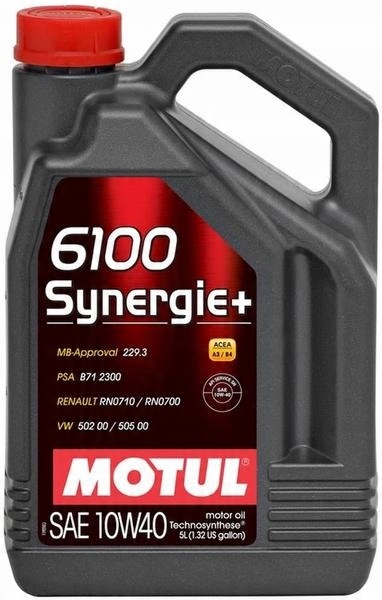 

Motul 6100 Synergie+ 10W40 A3/B4 Api Sn/cf 5L