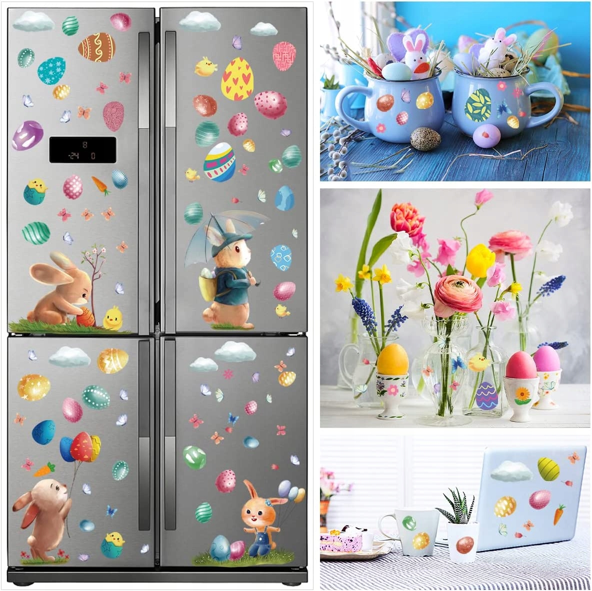 135ks Ozdoby Velikonoce Okna Nábytek Zajíc Vajíčka