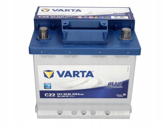 Akumulator VARTA 12V 52Ah 470A Blue Dynamic 5524000473132 za 389