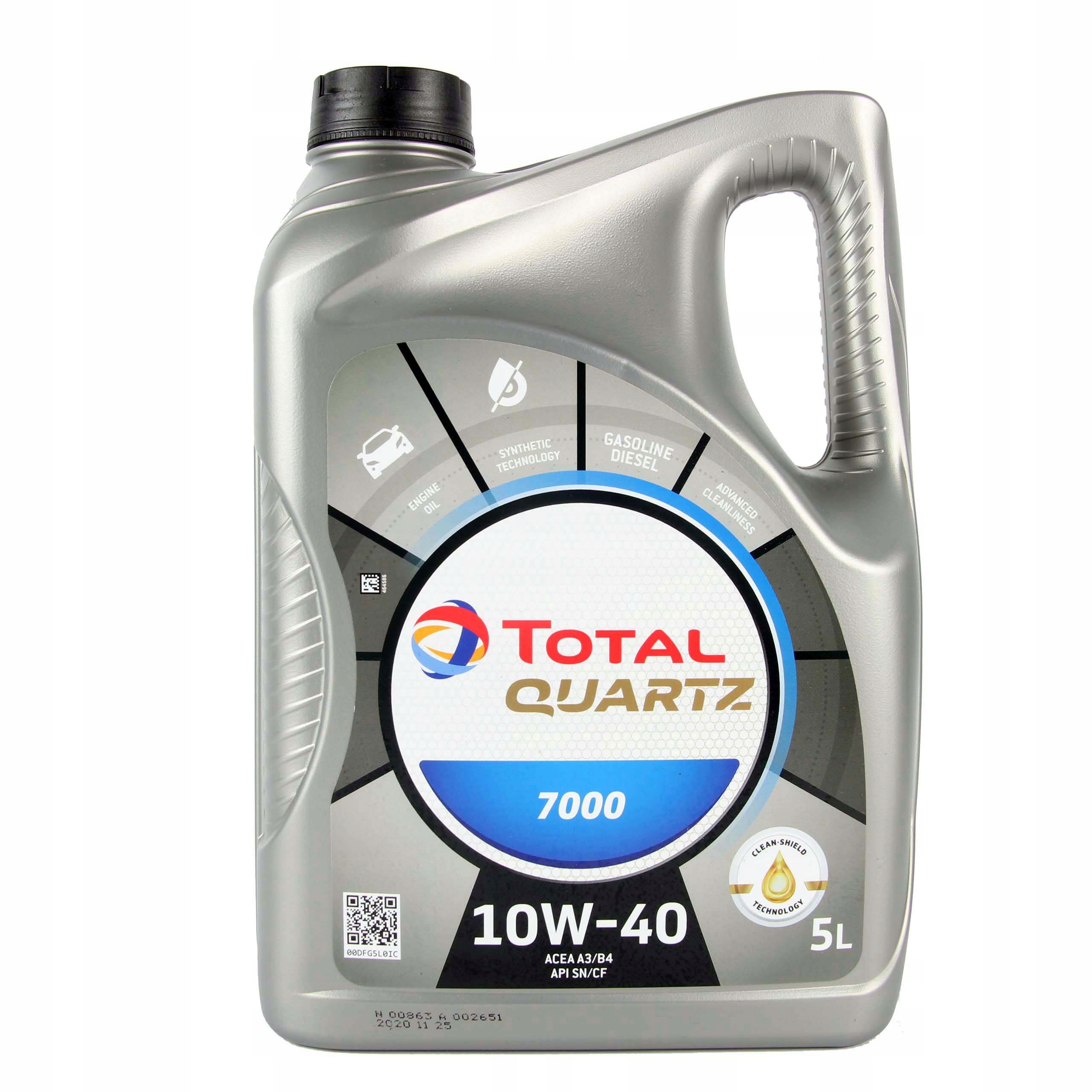 

Olej Total Quartz 7000 10W40 5L