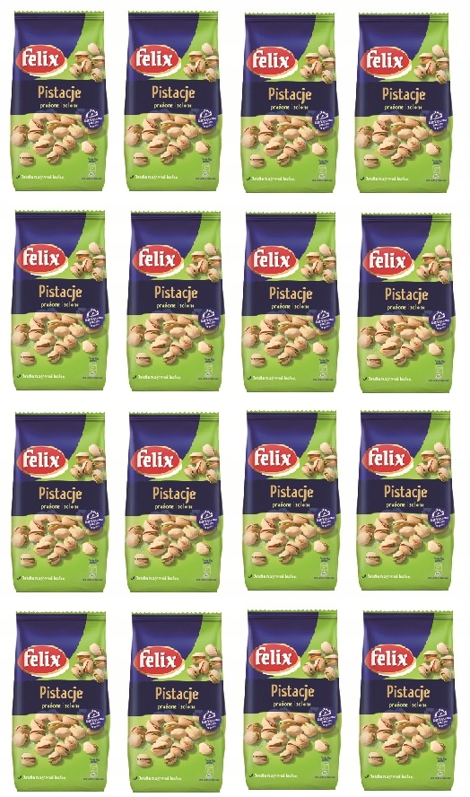 Levně 16 x 180 g Felix Smažené pistácie solené Karton