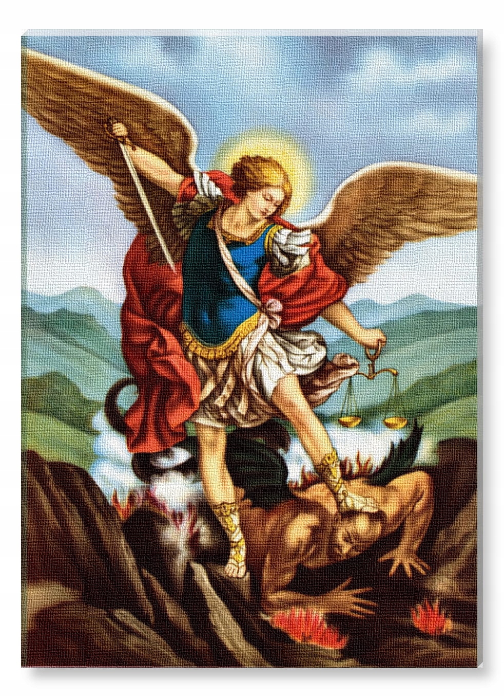 Mały obraz na płótnie Michał Archanioł