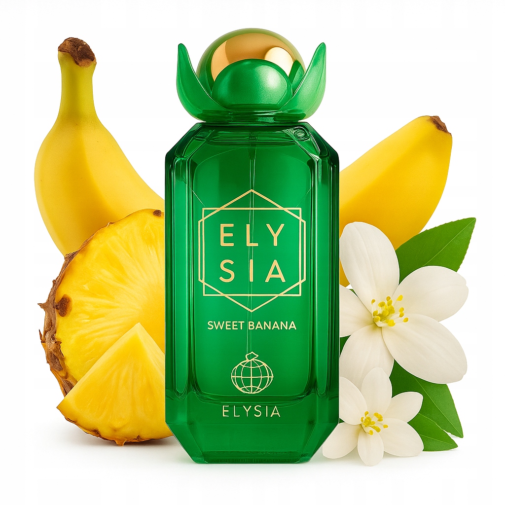 Oryginalne Perfumy Arabskie Fragrance World Elysia Sweet Banana 100ml+GRAT