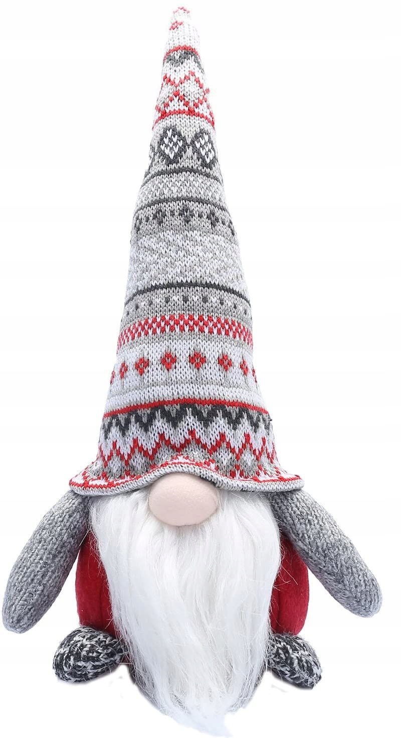 

Skrzat Świąteczny Figurka Szary 35 cm YX065