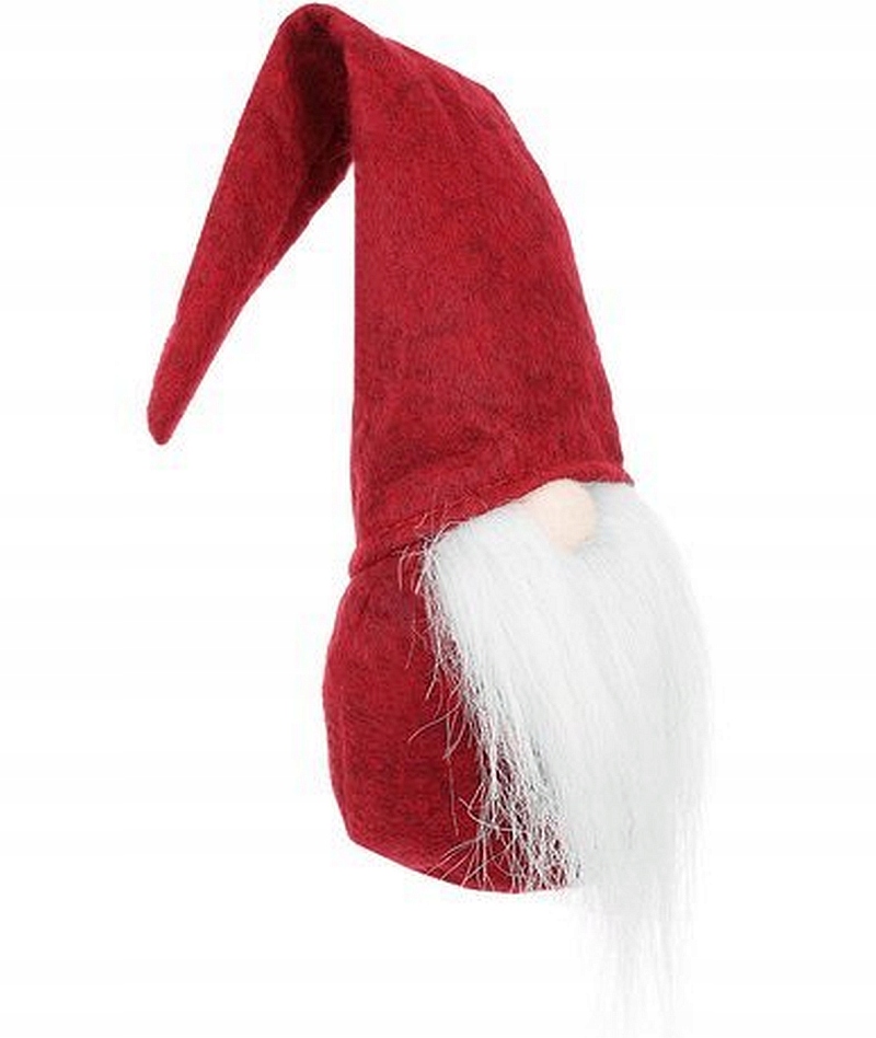 

Skrzat 30 cm Stojący Gnom Mikołaj Krasnal red
