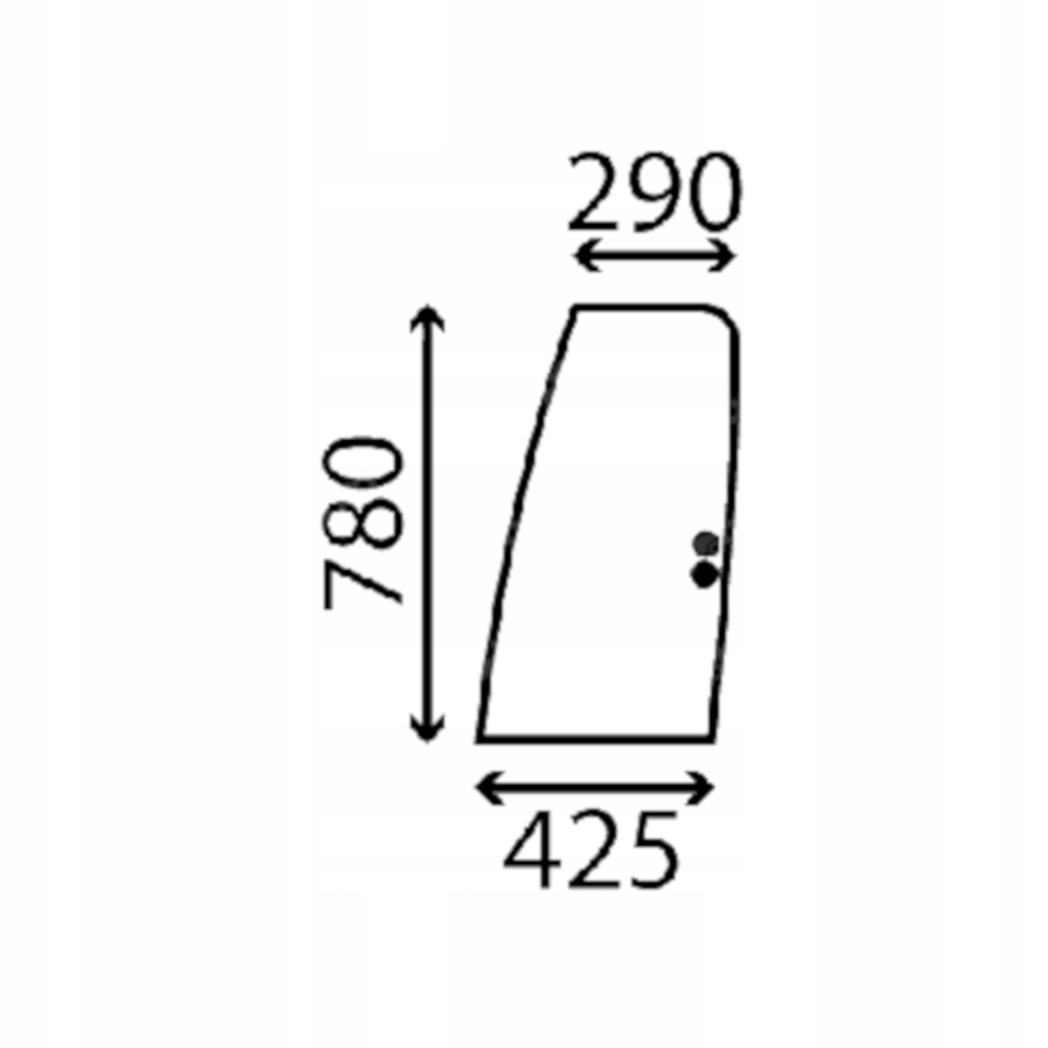 Kobelco, New Holland dveře LQ02C01315S002