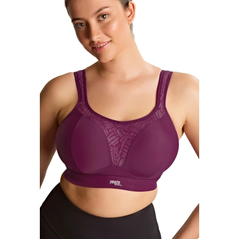Panache Sportovní podprsenka 7341D 75FF/34FF Berry/chalk