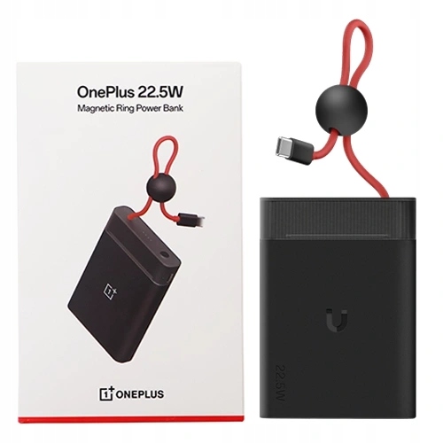 Powerbanka S Usb-c Kabelem OnePlus Magnetic Ring 10000 mAh 22.5 W Magnetická