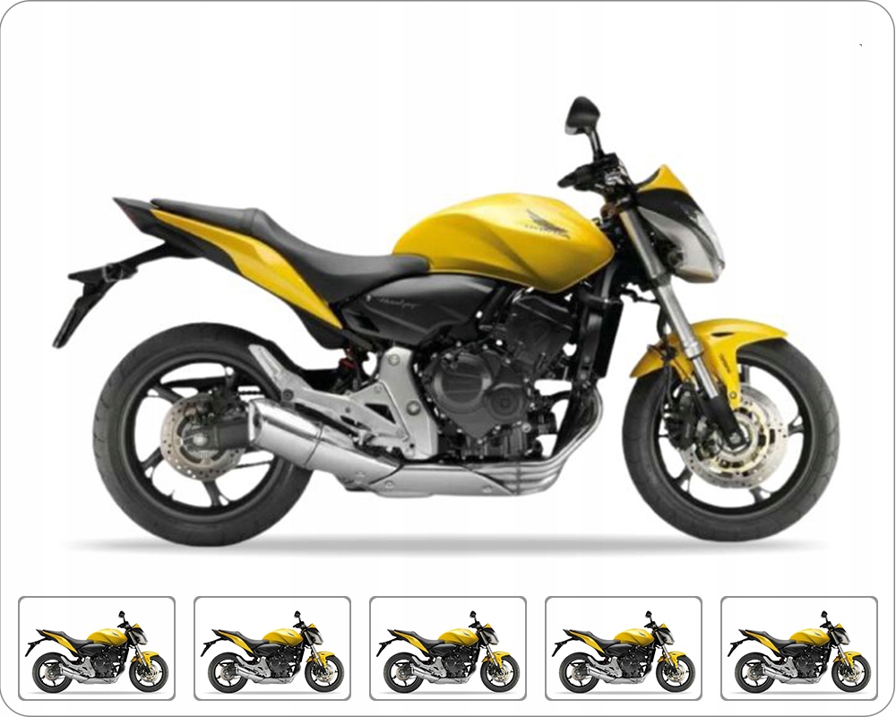 Samolepky Na Motocykl Juula Pro Honda Cb 600 F Hornet 2011-2013 Žluté Y211