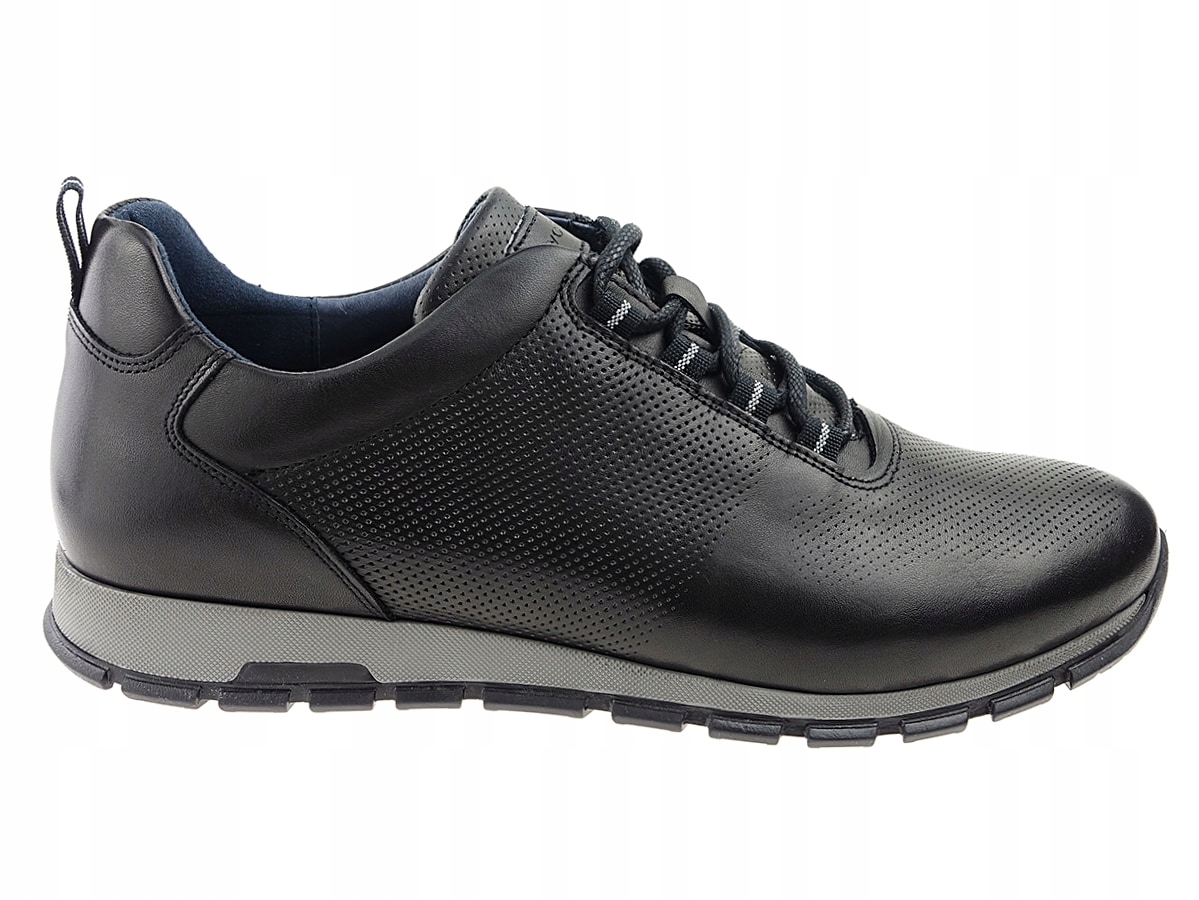 Wojas półbuty 10039-51 czarne, skóra New! 43