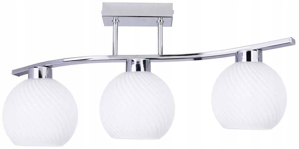 

Lampa Wisząca Chrom Żyrandol zwis plafon led