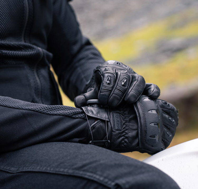 Rękawice Knox ORSA Leather M Typ Sportowe