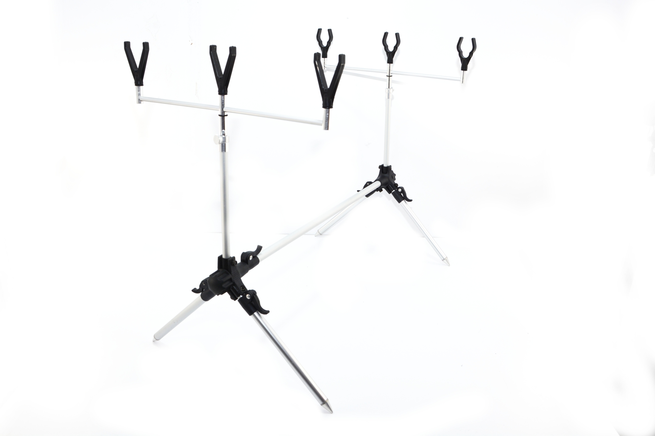 Stanowisko Karpiowe Fl Stojak na 3 Wędki Rod Pod składane