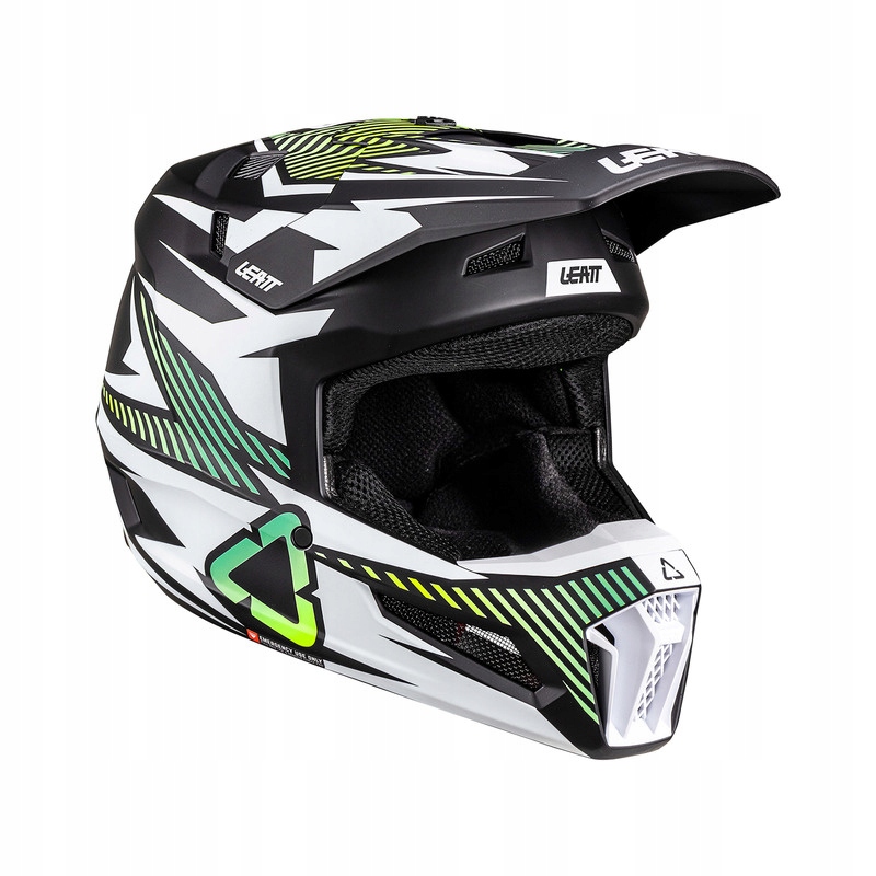Motocyklová Prilba S Okuliarmi Junior Leatt Kit Moto 3.5 Storm Teal M