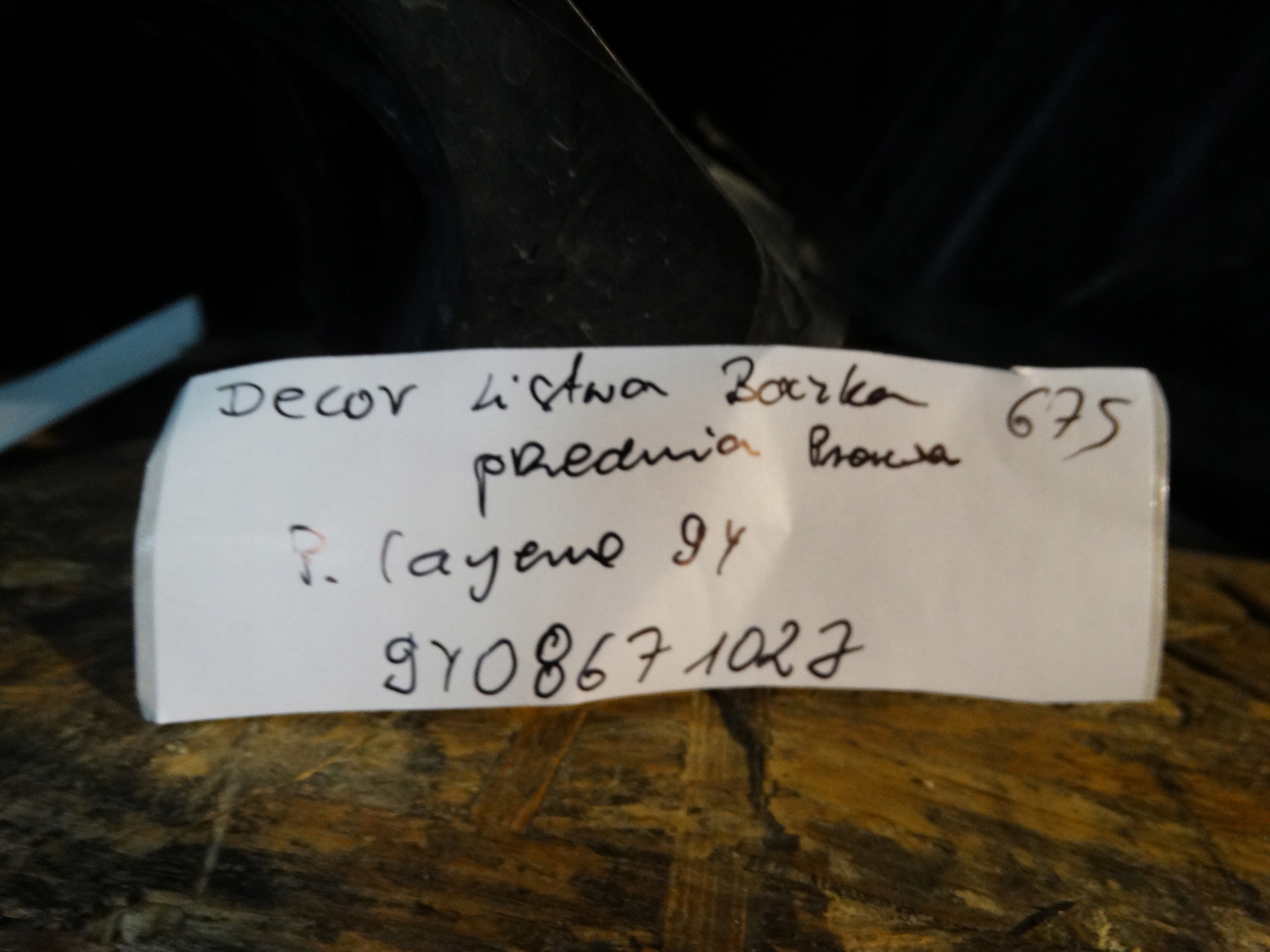 lišta DECOR dveře pravý přední CAYENNE 9Y 1