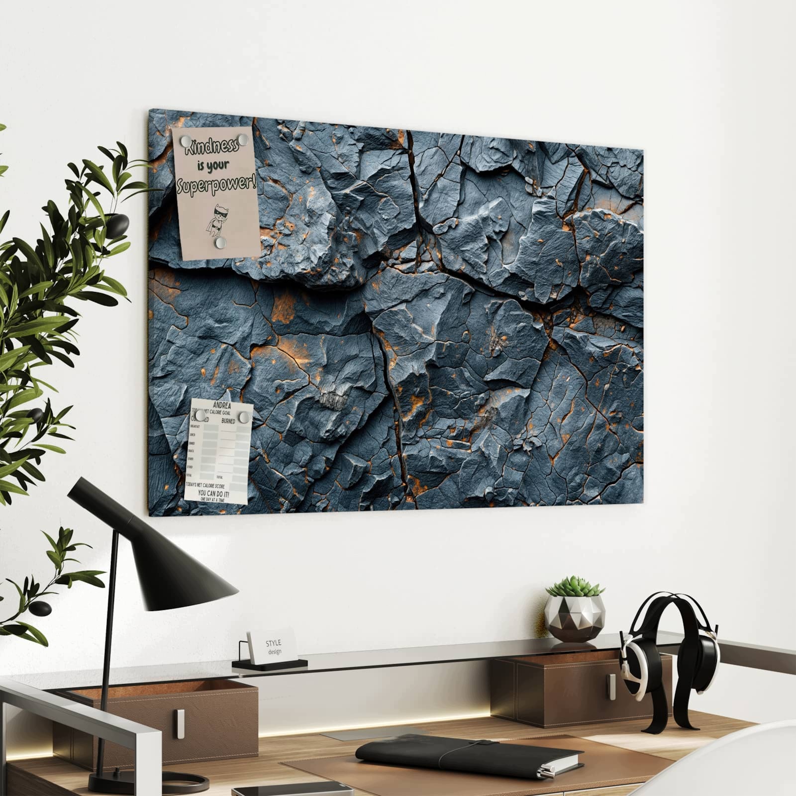 Magnetická tabule Formace skalní 90 × 60 cm