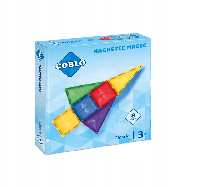 Klocki magnetyczne COBLO Basic 8 elem.