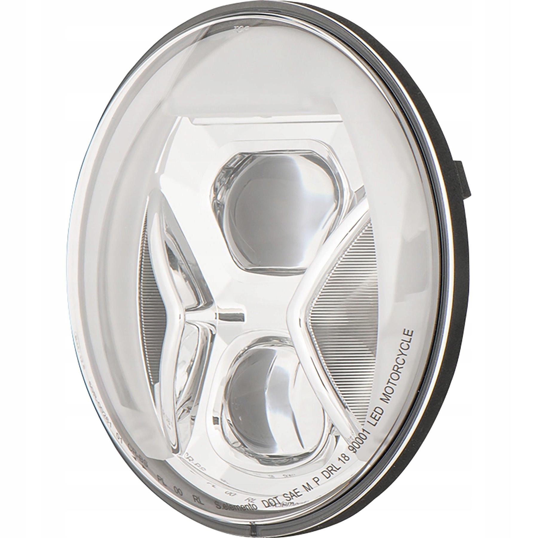 Wkład reflektora LED HIGHSIDER z chromowanym świat