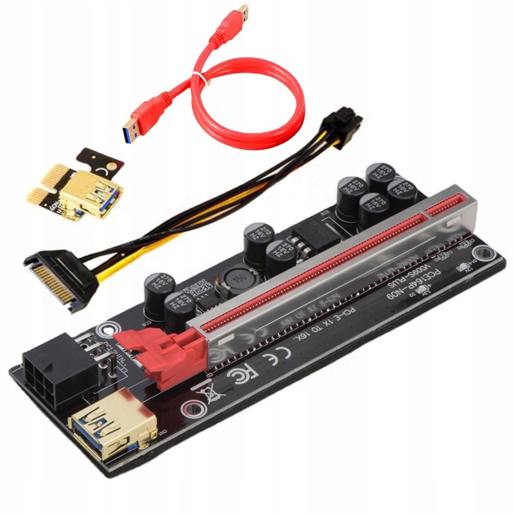 Riser 009S plus - 8 mocnych kondesnatorów