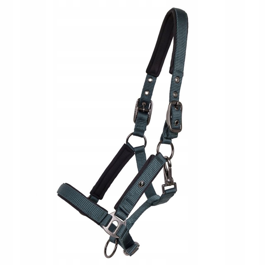 Kantar miękko podszyty Deluxe podwójną regulacją Qhp butelkowa zieleń Full