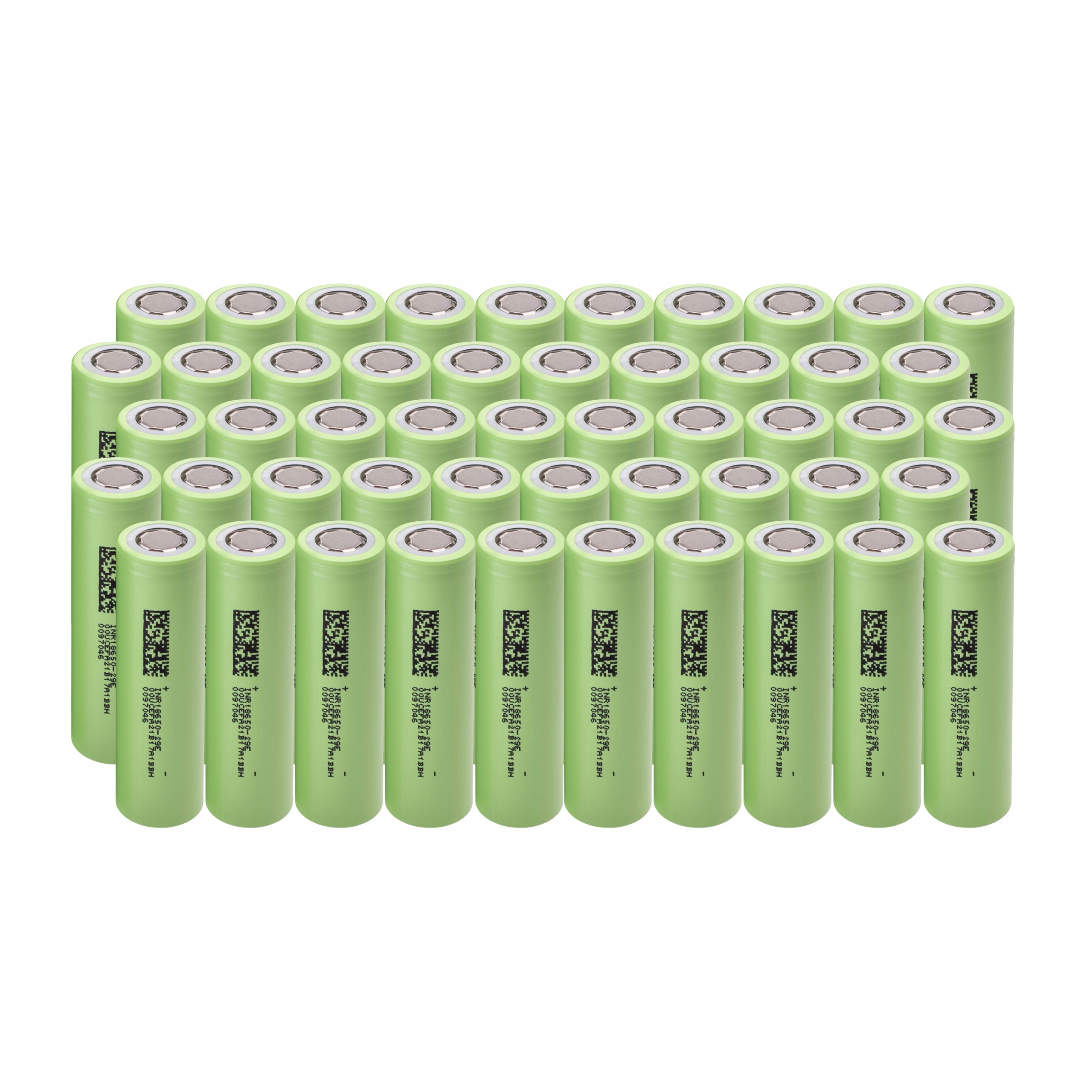 50x Akumulátorový článok Green Cell 18650 Li-Ion INR1865029E 3.7V 2900 mAh