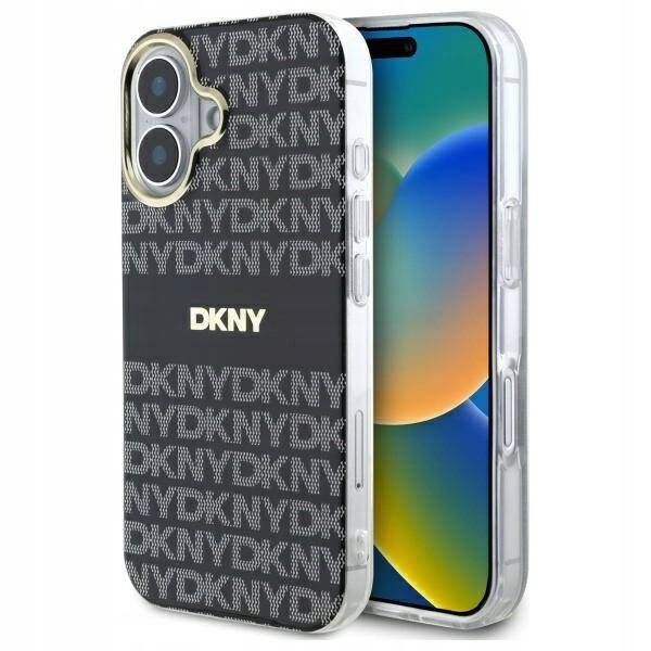 Zadní Kryt Dkny pro Apple iPhone 16, černý