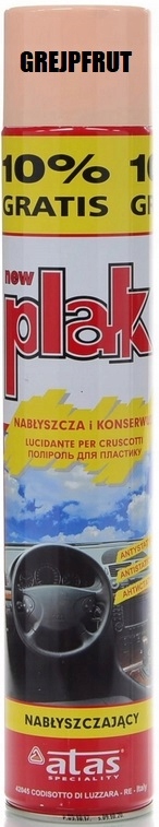 

Plak do plastiku konserwacji kokpitu 750 Grejpfrut