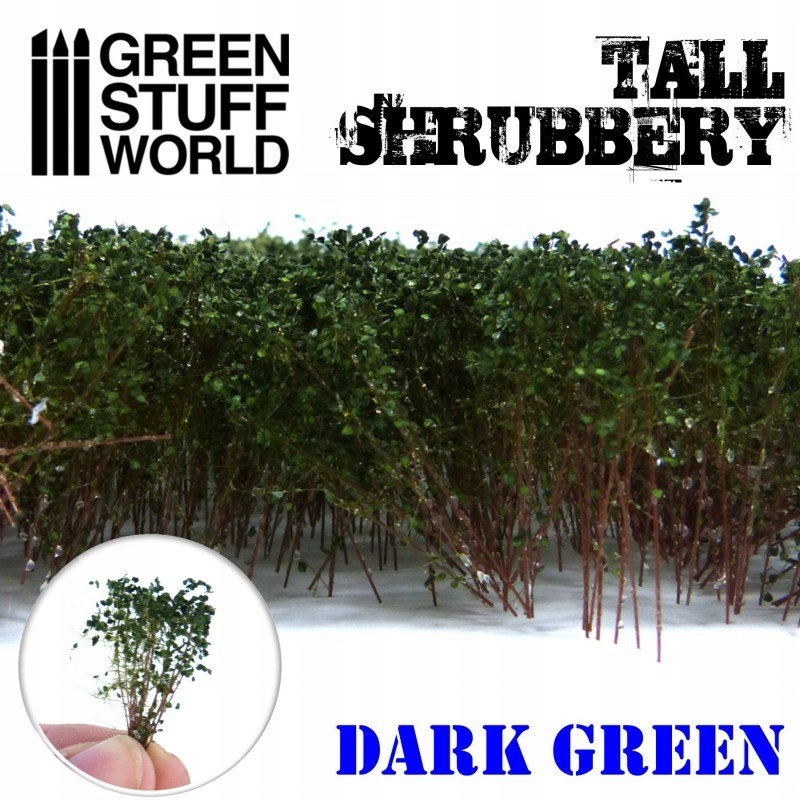 Tall Shrubbery - Dark Green - wysokie krzewy
