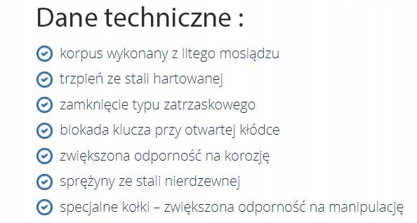 KŁÓDKA TRZPIENIOWA MOSIĘŻNA GERDA KMT50 Rodzaj kłódki na klucz