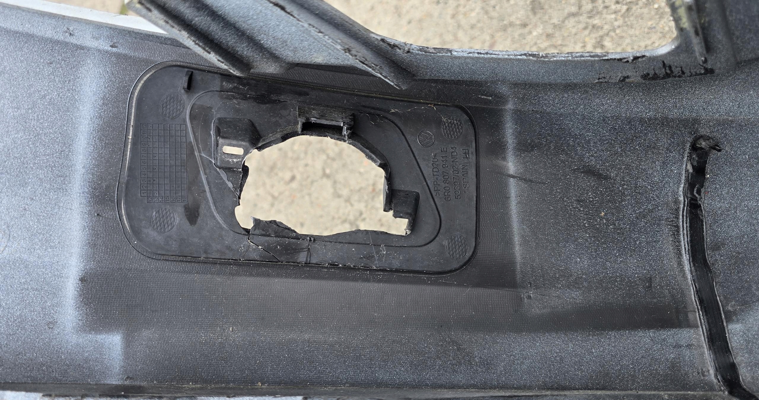 Frontstoßstange vorne VW POLO V 6R WRC 6R0807221J