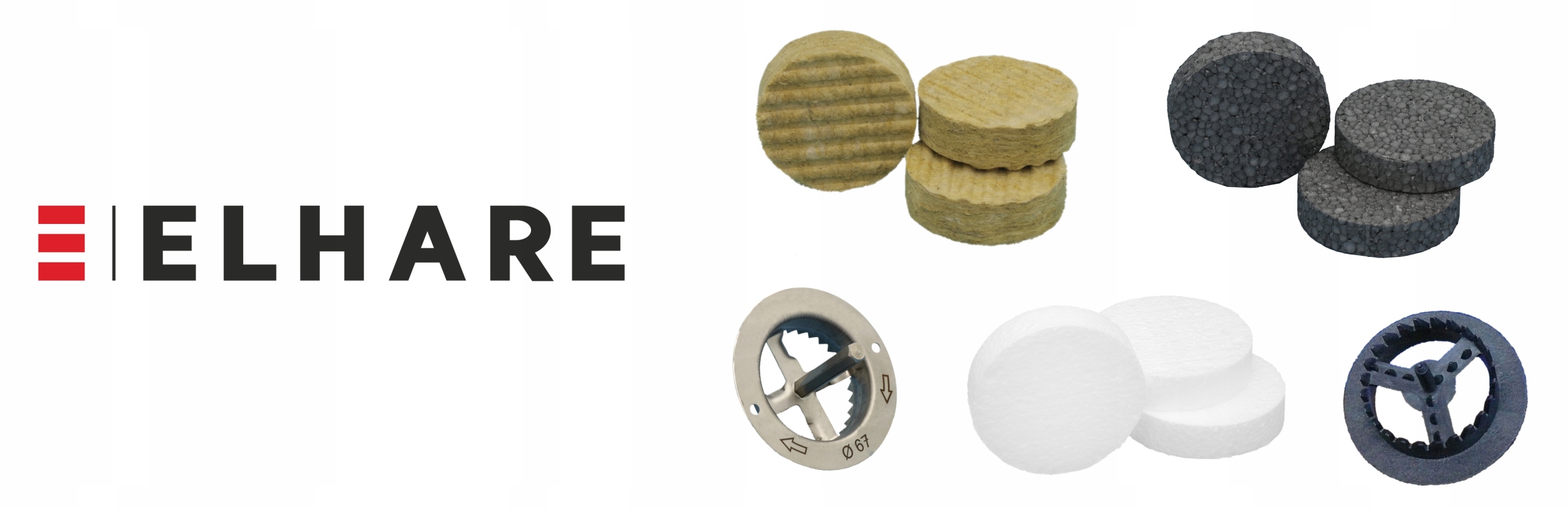 ZAŚLEPKI STYROPIANOWE GRAFITOWE 67 CLICK 1000 SZT Producent Elhare