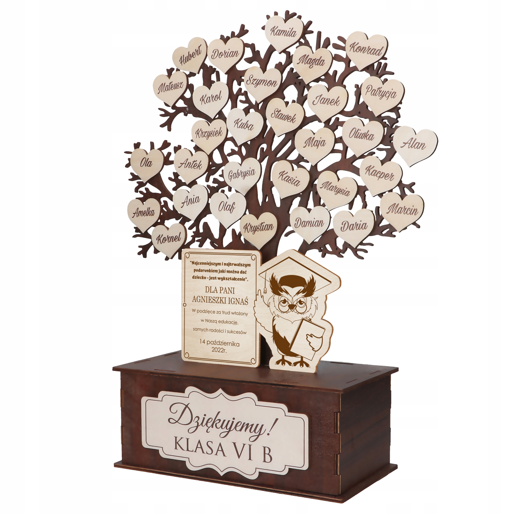 

Dzień Nauczyciela podziękowanie drzewko