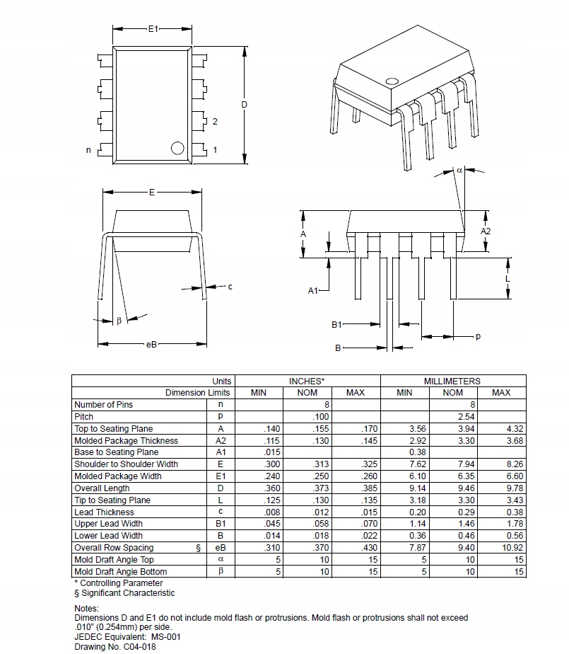 MIKROKONTROLER PIC12F675-I/P DIP08 Symbol PIC12F675I/P