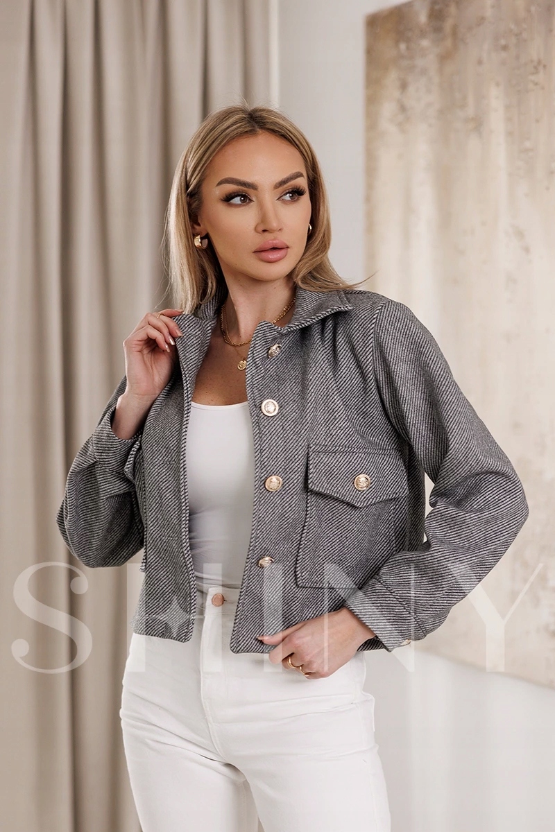 Dámská Bunda 244002 Šedá Univerzální