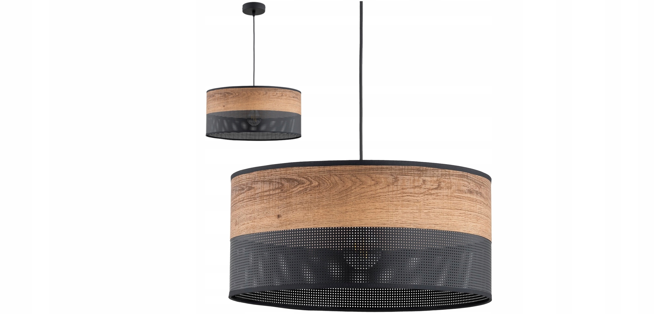 LAMPA WISZĄCA SUFITOWA ŻYRANDOL ABAŻUR NOWOCZESNA LED Liczba punktów światła 1