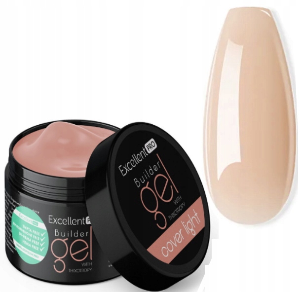 THIXO Żel budujący LED/UV Cover Light 50g EXCELLENT PRO