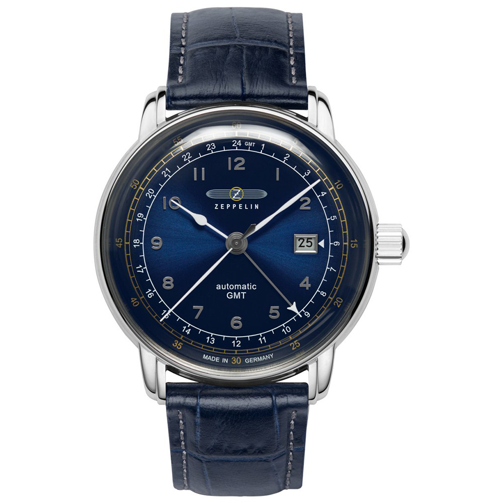 Pánské Hodinky Zeppelin 7668-3 modrý pásek