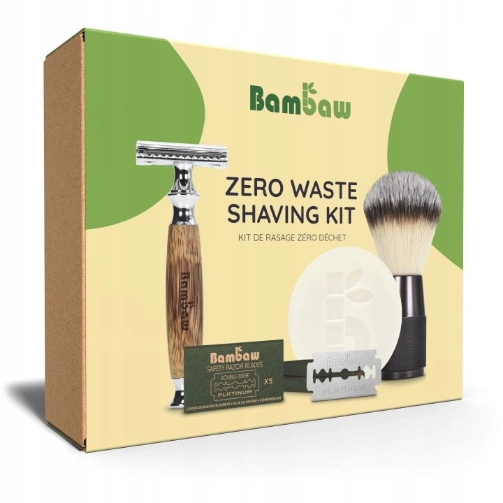 Sada na holení Bambaw Zero Waste bambusový holicí strojek