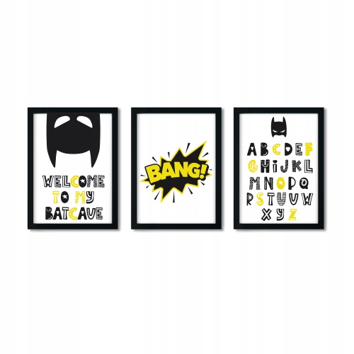 

Zestaw 3 plakaty A3 Batman Superbohater Nr.3