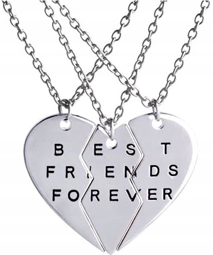 

Naszyjnik przyjaźni serce Best friends forever