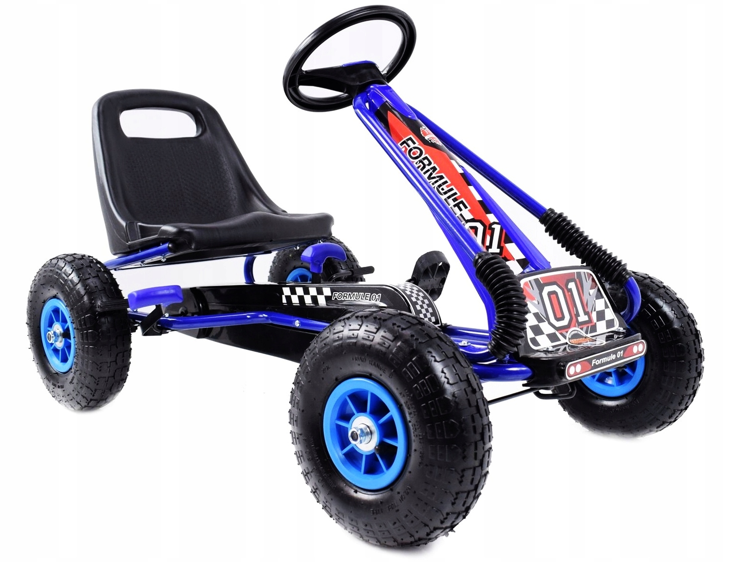 SUPER GOKART NA PEDAŁY POMPOWANE KOŁA NAJLEPSZA JAKOŚĆ SOLIDNY 50kg