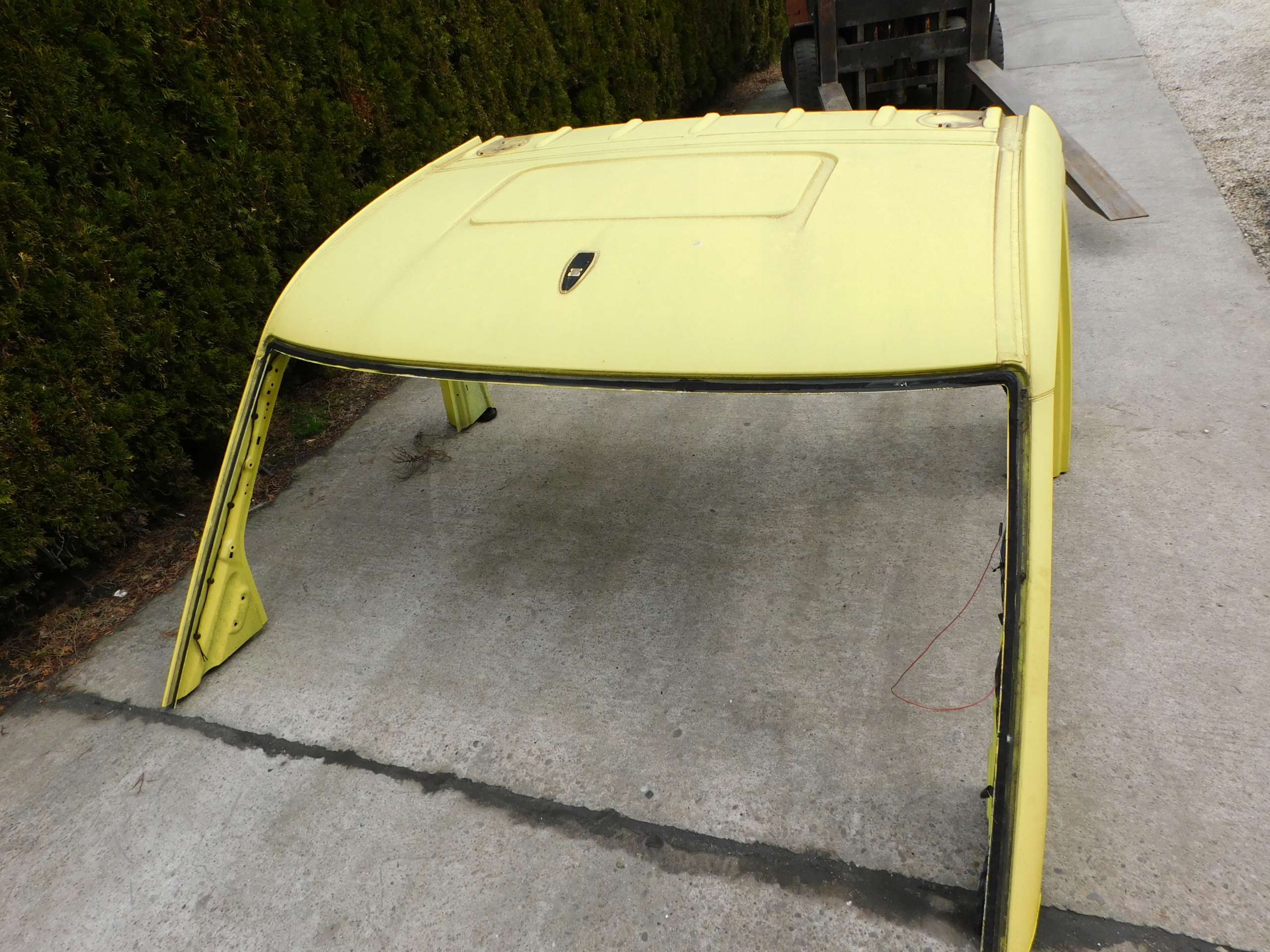 dach vorne czapka niski blaszak Sprinter 906 VW Crafter OEM ZOLTY BDB