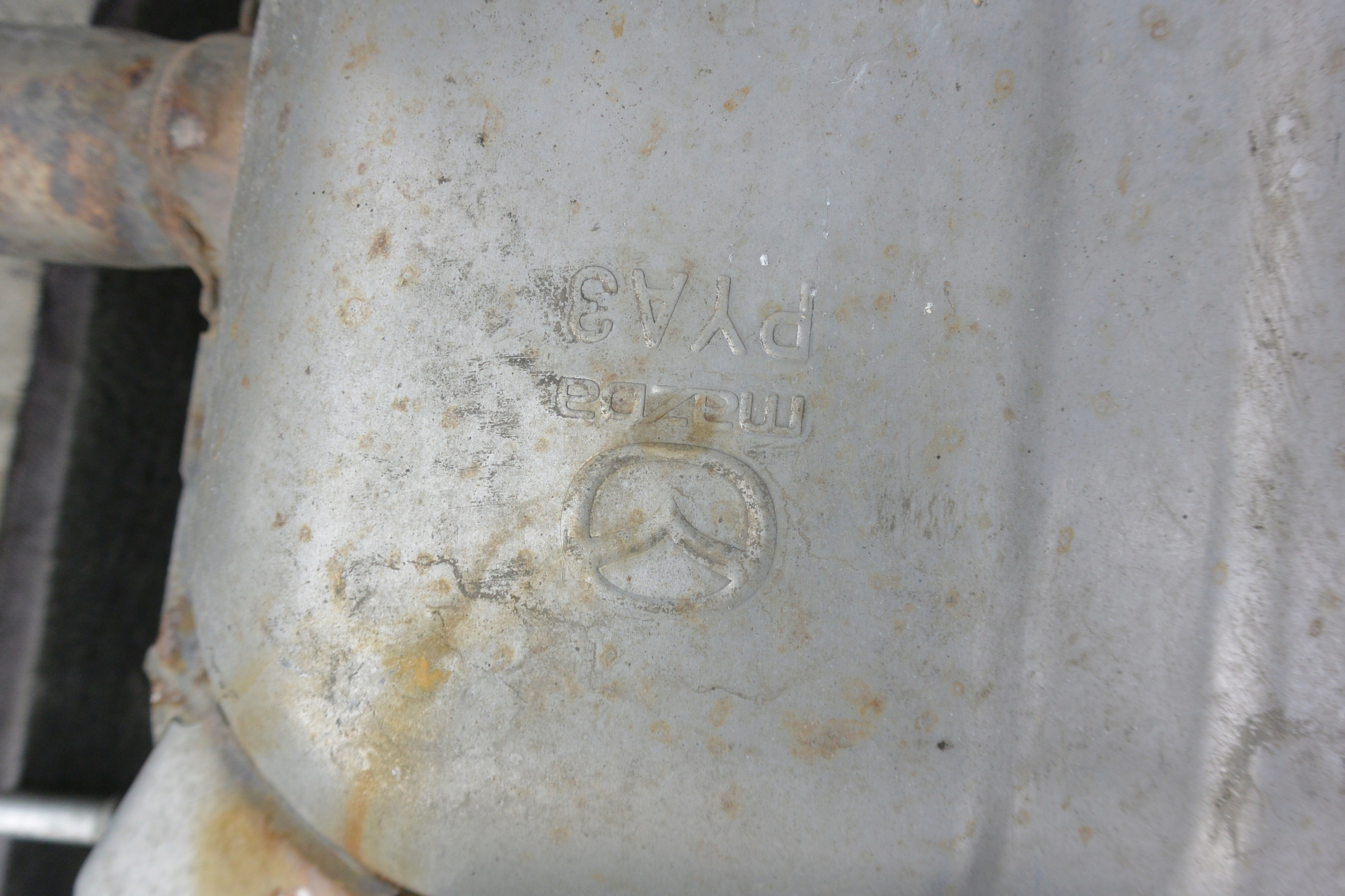 pipe muffler, exhaust MAZDA CX9 II 16- 2.5 T